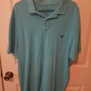 Turquoise Mens Polo